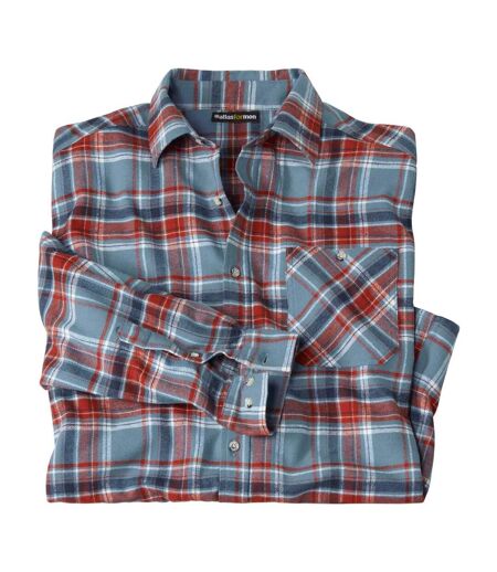 Chemise homme bleu / rouge Atlas For Men