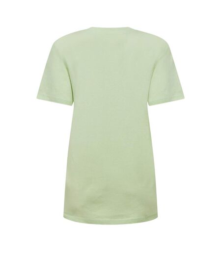 Womens/ladies Crew Neck Oversized T-shirt Seafoam White Umbro