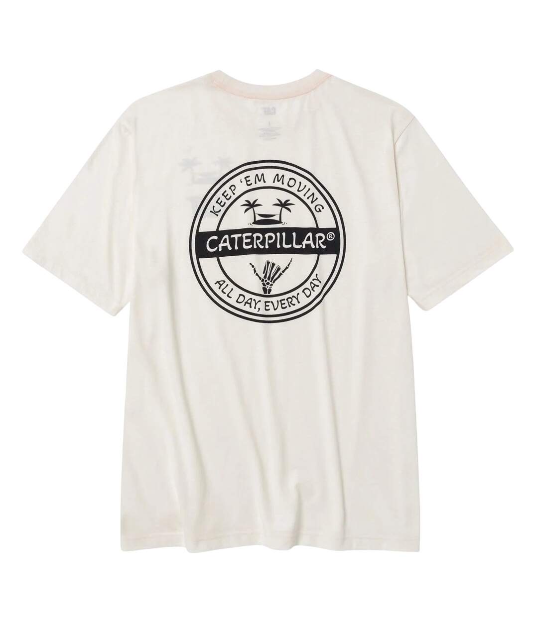 T-shirt Motif/style Logo Homme Vanille Caterpillar-2
