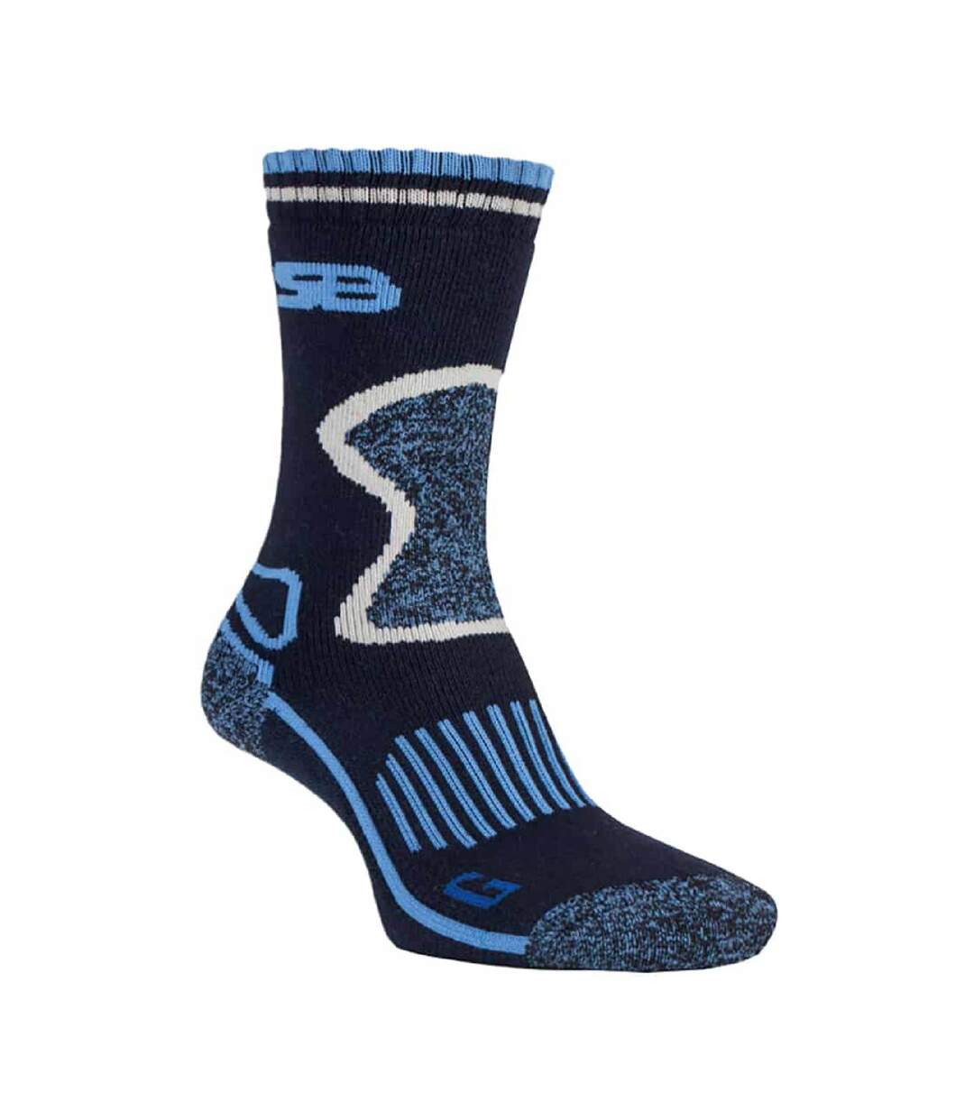 2 Pr Chaussettes Randonnée Femme Renforcées Laine-1