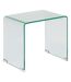 Ensemble de 2 tables café gigognes en verre LENIA - Transparent-3