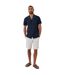 Mens Burnley Short-sleeved Shirt Navy Threadbare-1
