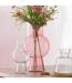 Vase Boule en Verre Pinky Perfect 22cm Transparent-2