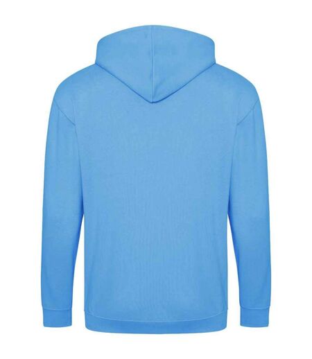 Mens full zip hoodie hawaiian blue Awdis