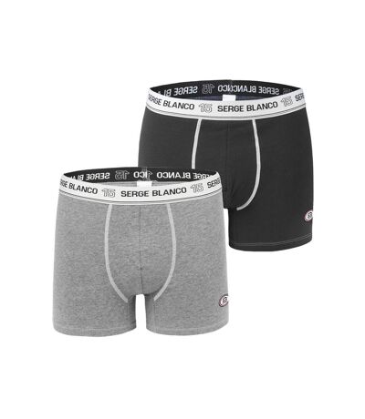 Lot de 2 Boxers homme avec surpiqûres Class Serge Blanco