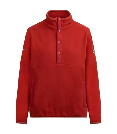 Haut Polaire Mantle Femme Rouge Rouille Trespass