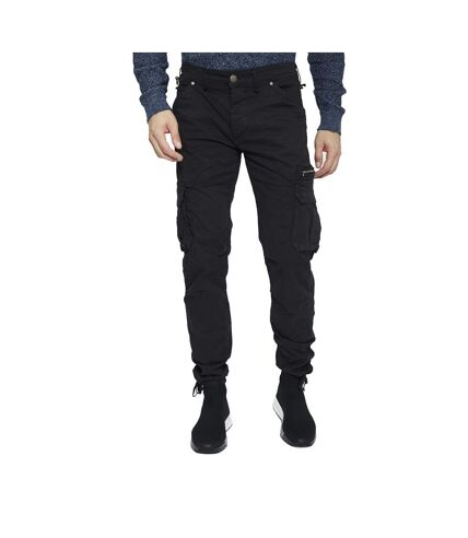 Pantalon Cargo Noir Homme Paname Brothers Jokair