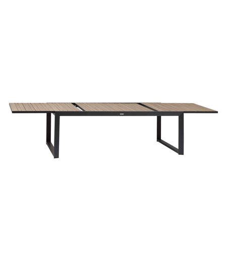 Table de jardin extensible Corvo acacia et aluminium - 12 Places