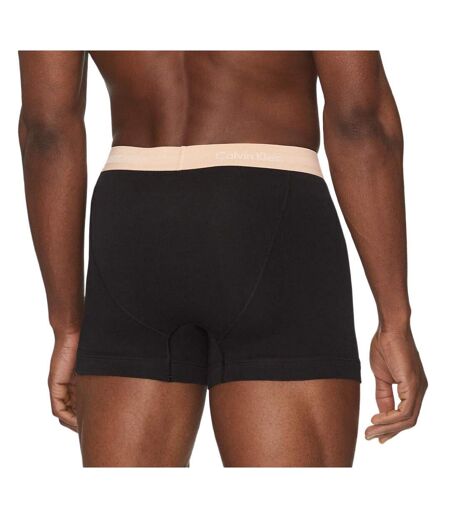 x3 boxers noir homme calvin klein jeans 2662g - l