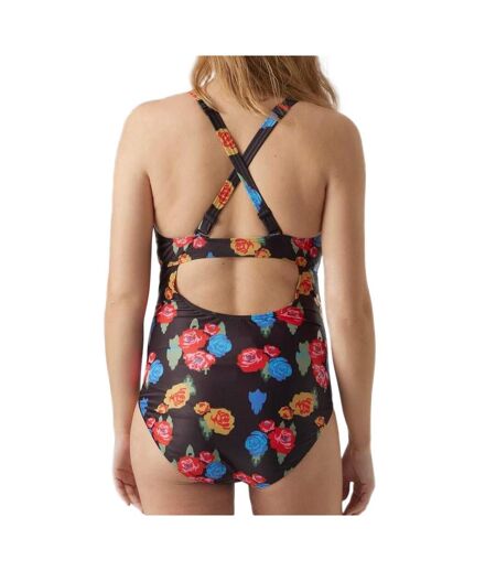 Maillots de bain de grossesse noir femme mamalicious bow flower - l