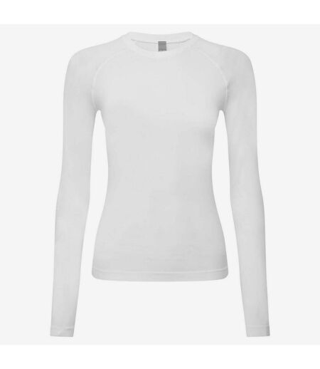 Onna Womens/Ladies Unstoppable Fresh Underscrub Plain Base Layer Top (White) - UTPC5588