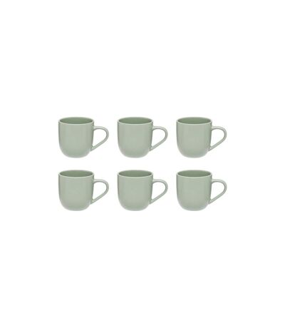 Lot de 6 Mugs en Céramique Maé 24cl Vert Olive