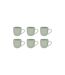 Lot de 6 Mugs en Céramique Maé 24cl Vert Olive-1