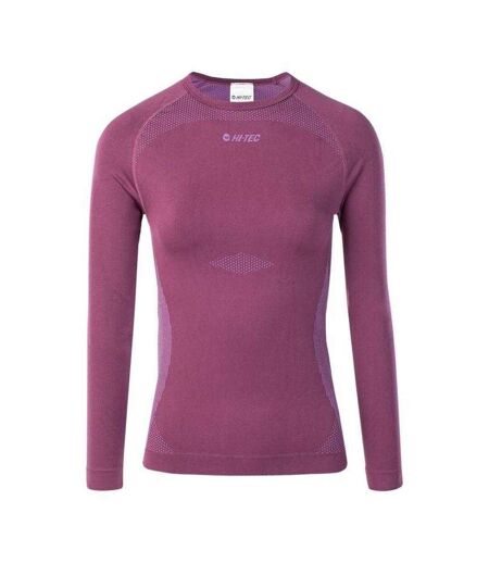 T-shirt Manches Longues Rair Femme Violet Clair Hi-Tec