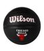 Mini Ballon De Basket Chicago Bulls Taille 3 Noir Rouge Wilson-1
