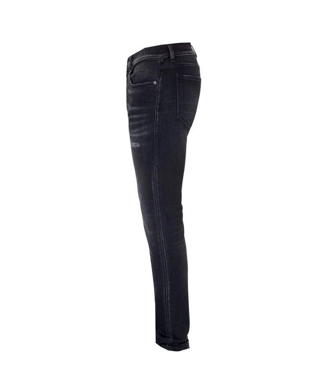 Jean Motif Déchiré D-strukt Homme Noir Diesel-3