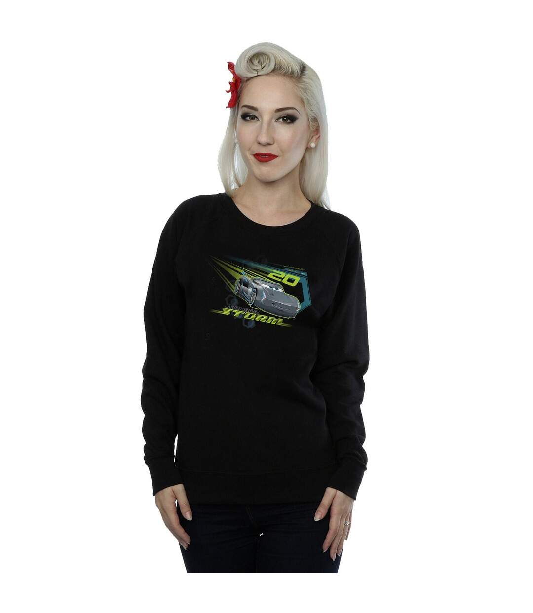 Disney - Sweat CARS JACKSON STORM - Femme (Noir) - UTBI3218-2