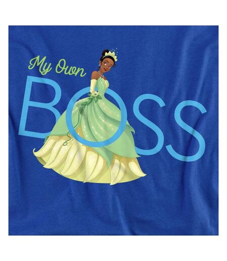 T-shirt my own boss adulte bleu royal The Princess and the Frog