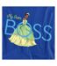 T-shirt my own boss adulte bleu royal The Princess and the Frog-3