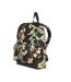 Sac à dos noir à fleurs femme roxy sugar baby - taille unique-1