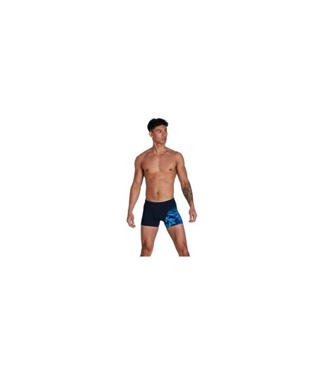Short De Bain Motif/style Géométrique Hyper Boom Homme Noir Bleu Speedo