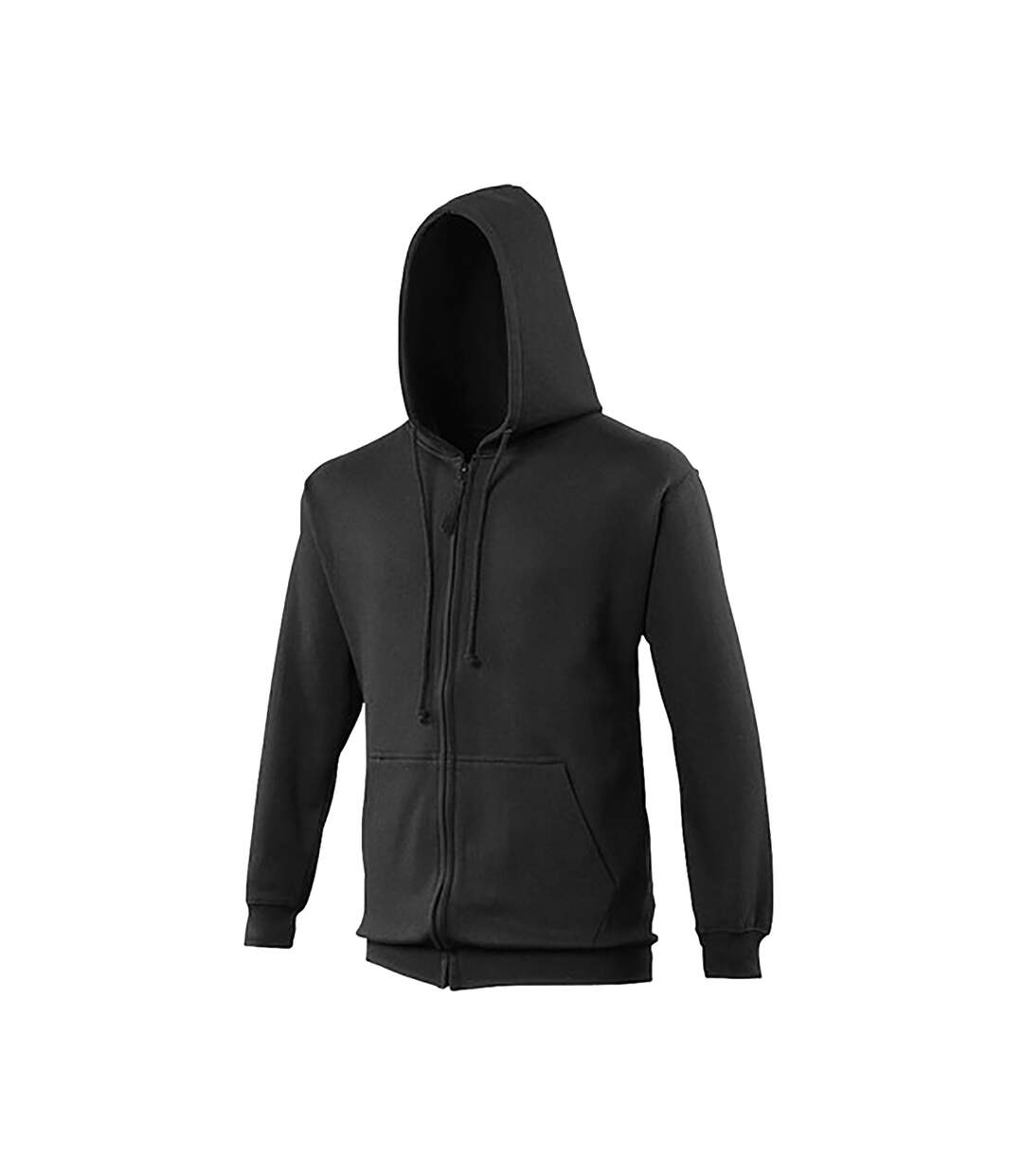 Sweatshirt à capuche et fermeture zippée homme noir / gris Awdis