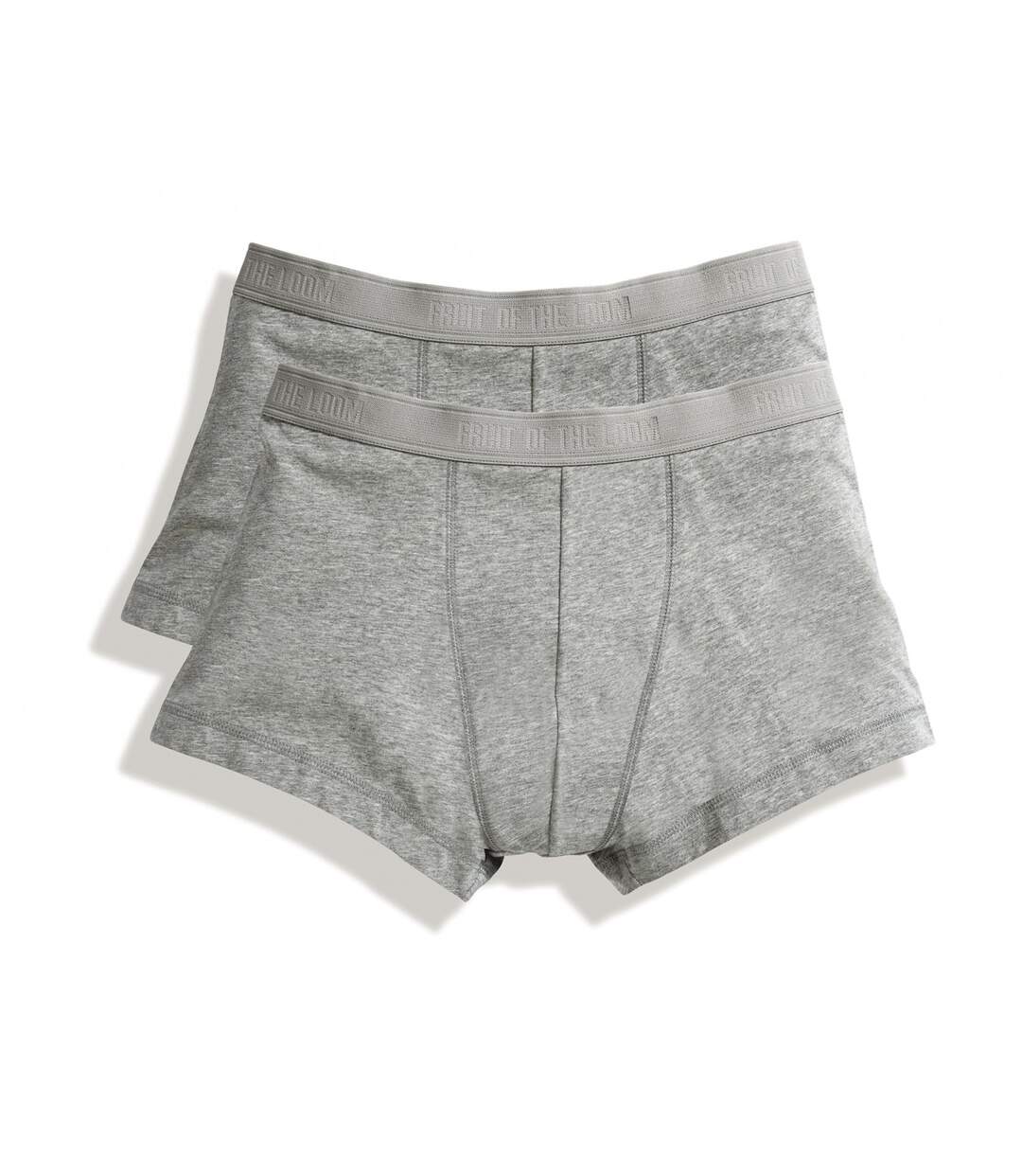 Lot 2 shorty Homme - coton - gris - duo Pack 67-020-7