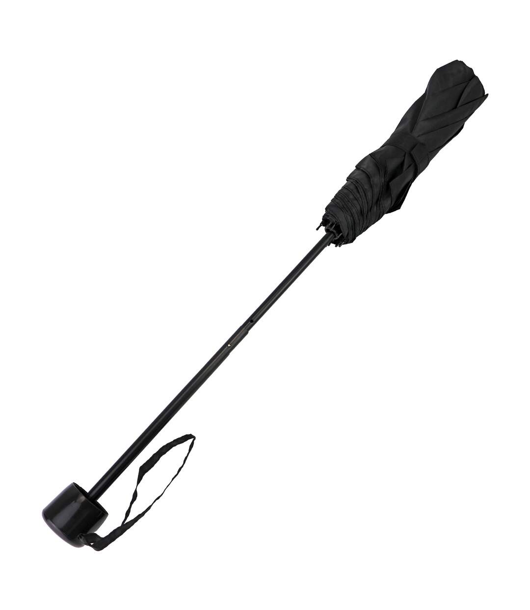 Wind Resistant Umbrella Lightweight Portable Strong Frame Black Compact Design-5
