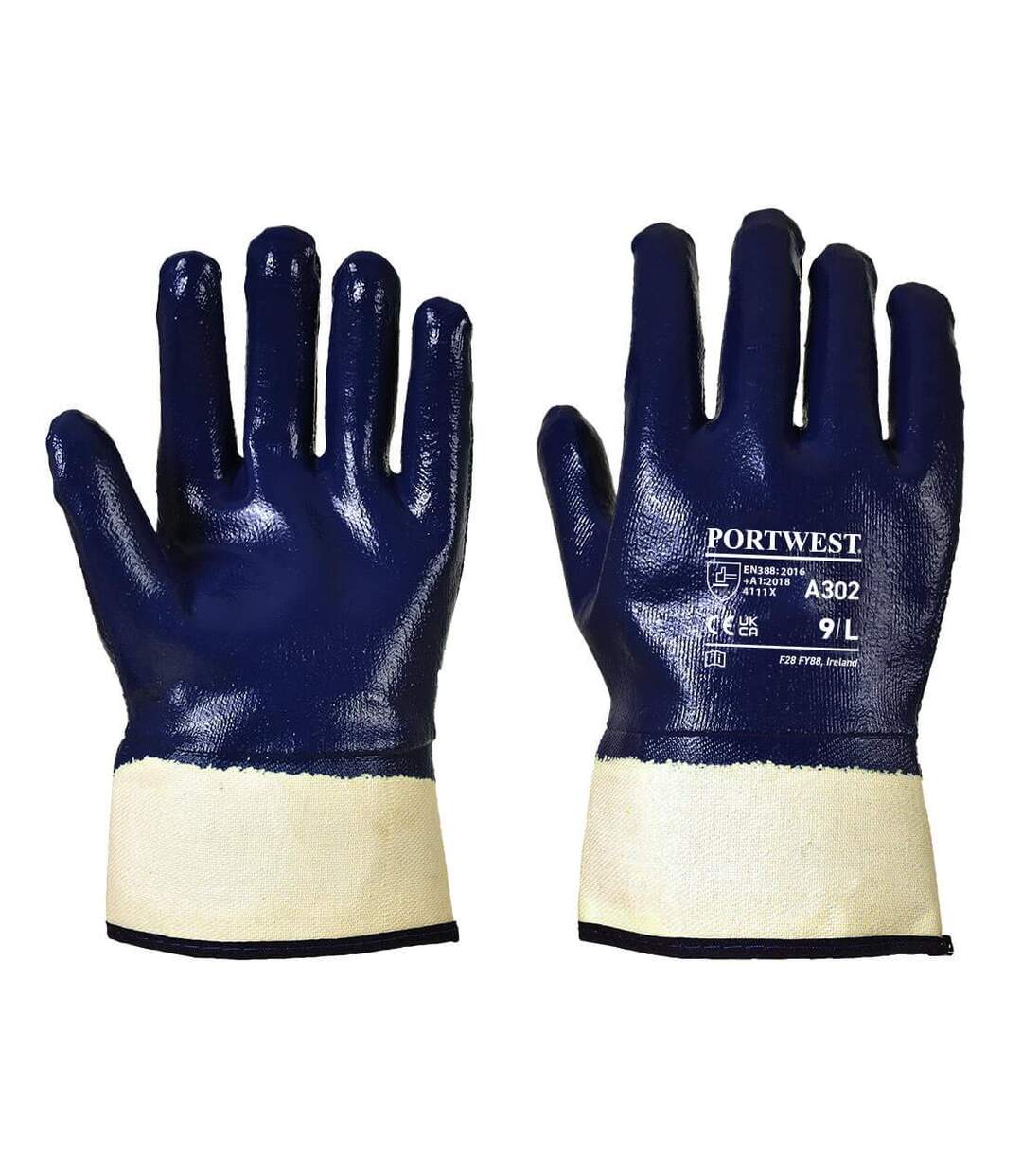 Gants de sécurité a302 adulte m bleu marine Portwest-1