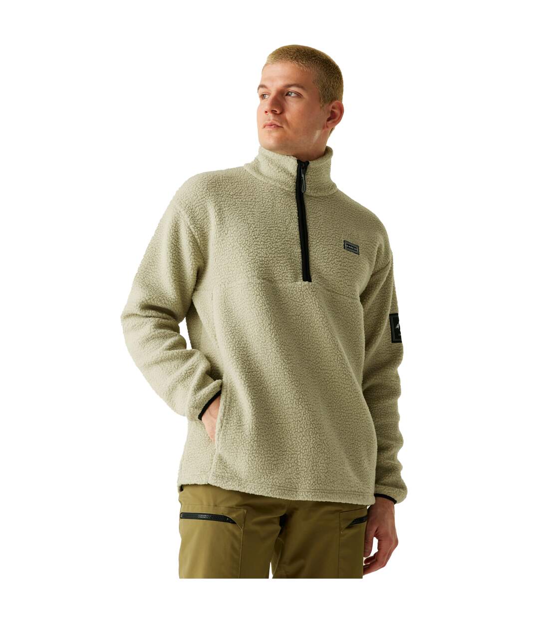 Haut Polaire Twin Tip Homme Blanc Cassé Dare 2B-1