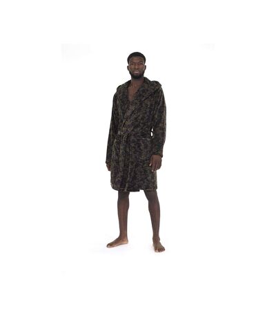 Brave Soul Mens Camo Dressing Gown (Khaki Camo) - UTUT725