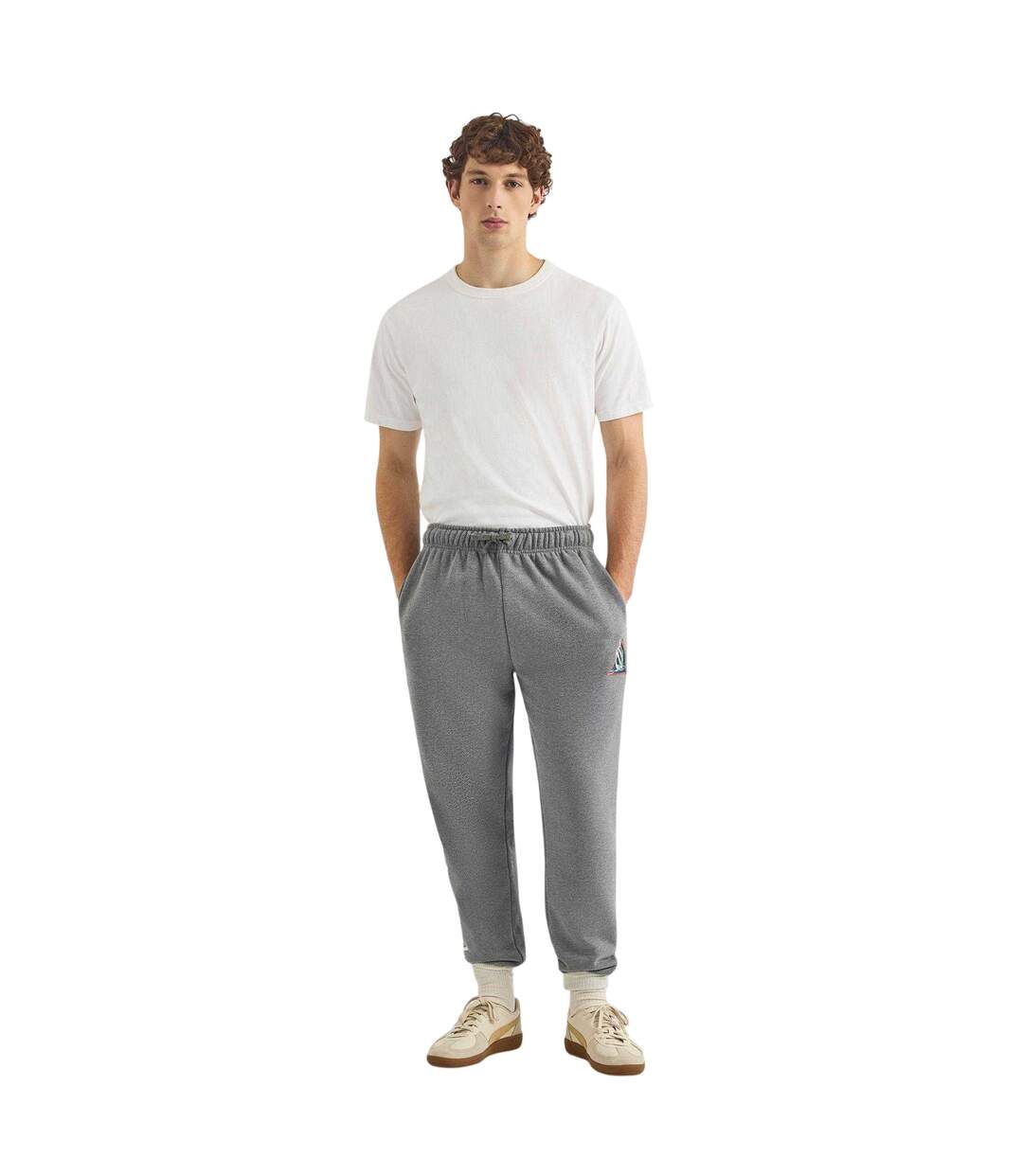 Pantalon De Jogging Staples Homme Gris Chiné Nautica-1