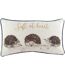 Evans Lichfield Oakwood Hedgehog Cushion Cover (Natural/Gray/Brown) (One Size)