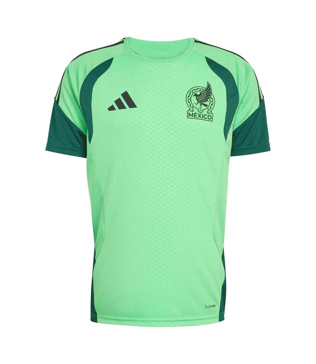 Maillot De Foot Entraînement Motif/style Mexicain Homme Vert Blanc Adidas-1