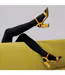 3 Pair Ladies Coloured Opaque 80 Denier Plain Block Colour Tights-4