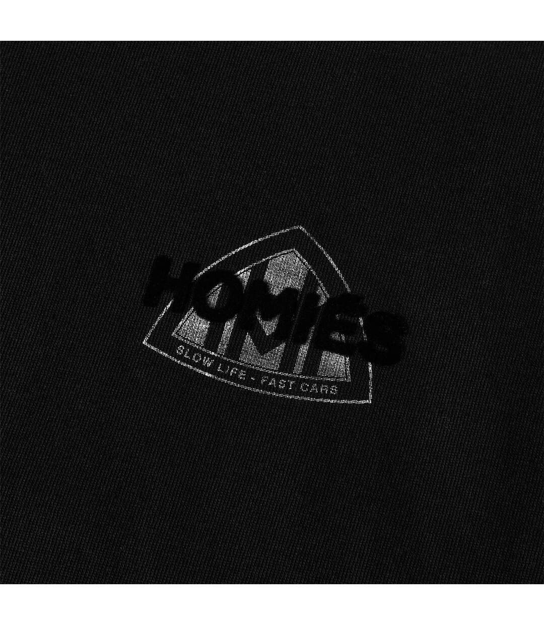 Mens Maymarb Graphic Print T-shirt Black Homies Marbella-4