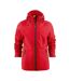 Mens Karting Soft Shell Jacket Red Printer-1
