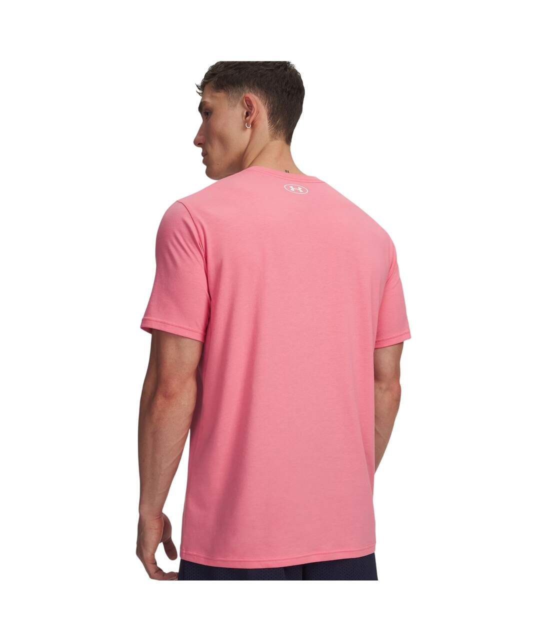 T-shirt Motif/style Logo Sur Poitrine Sportstyle Homme Rose Under Armour-2