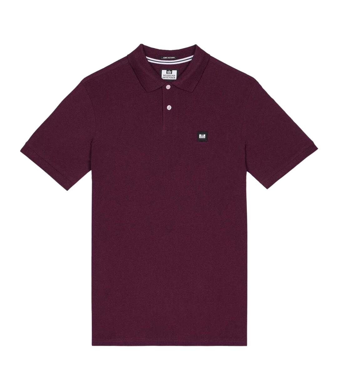 Polo Style Badge Caneiros Homme Rose Baie Weekend Offender-2