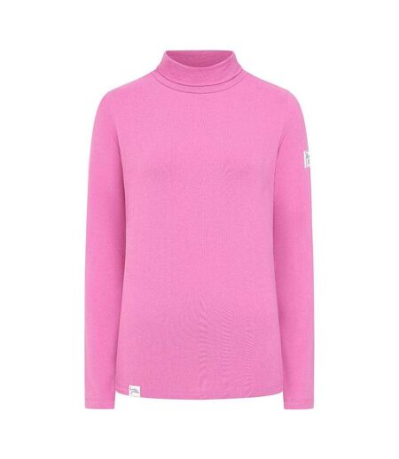 Haut Polaire Manches Longues Motif/style Pénombre Femme Framboise Lazy Jacks