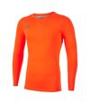 Umbro Mens Elite V Neck Base Layer Top (Shocking Orange)