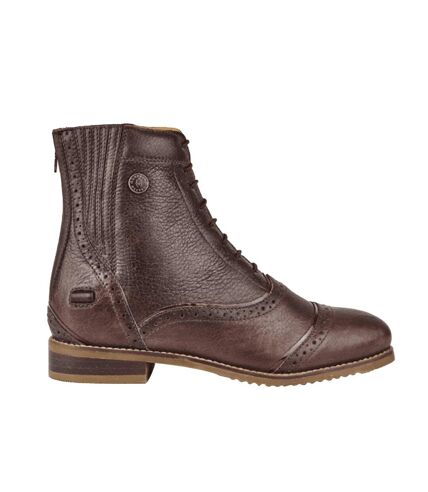Moretta Womens/Ladies Camilla Leather Paddock Boots (Brown) - UTER1452