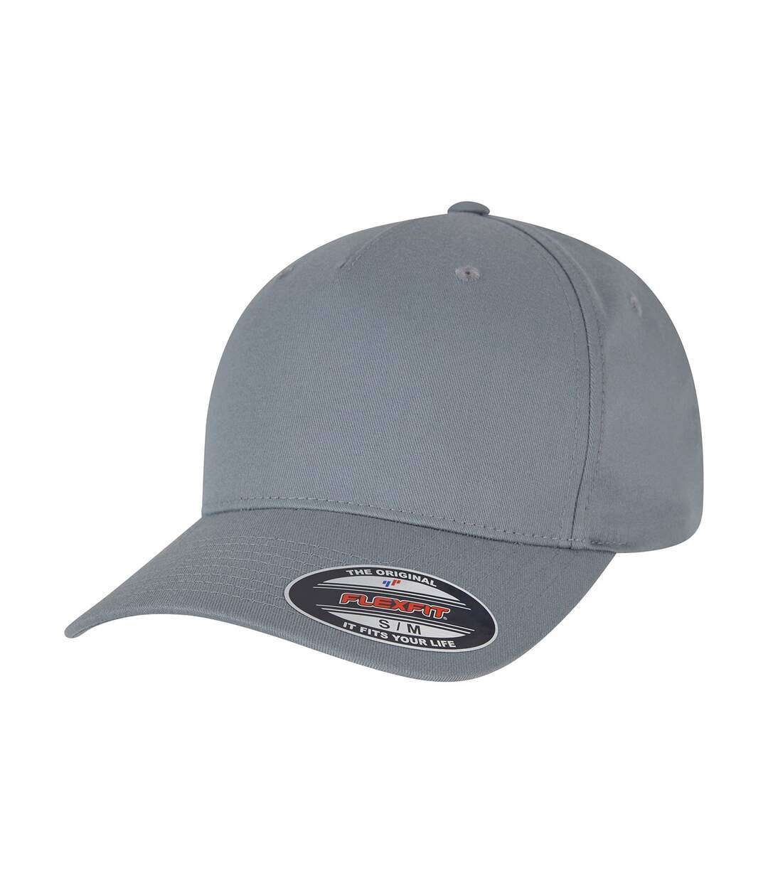 Casquette adulte gris verdâtre Flexfit-1