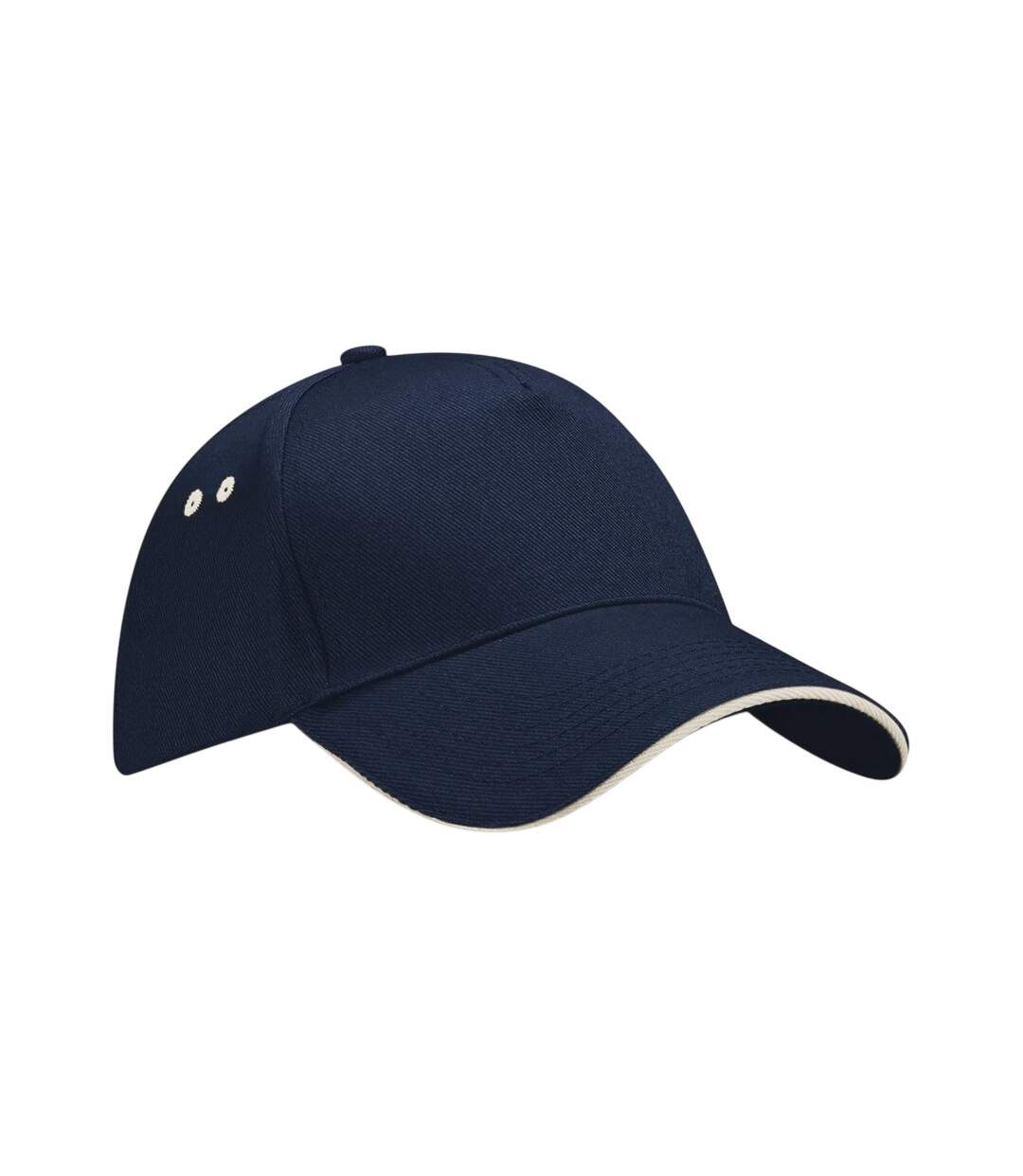 Casquette De Baseball Motif/style 5 Panneaux Ultimate Bleu Marine Français Blanc Beechfield-3