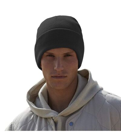 Original Cuffed Organic Cotton Beanie Black Beechfield