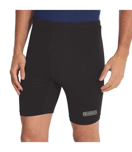 Rhino Mens Sports Base Layer Shorts (Black)