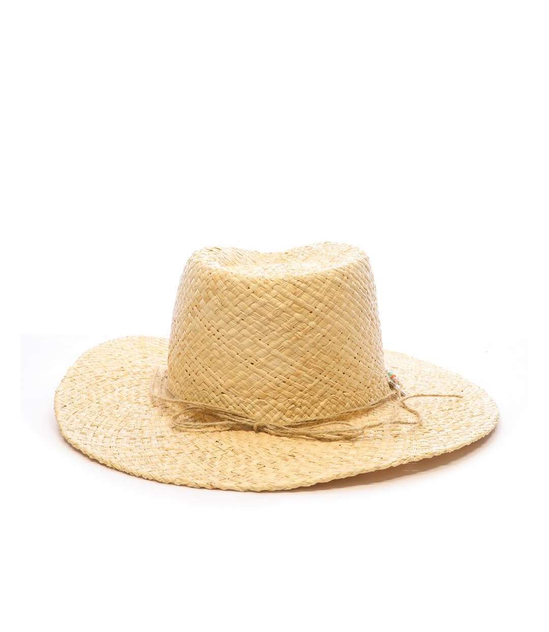 Chapeaux de paille blanc via lorenzo fedora naturel-2
