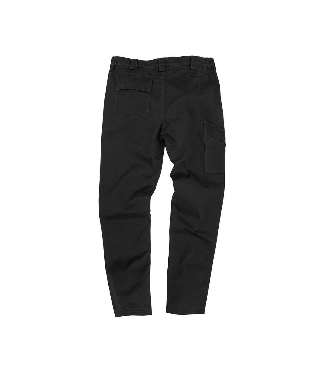 Mens work guard stretch slim chinos black Result-2