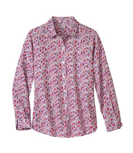 La Chemise Popeline à Fleurs