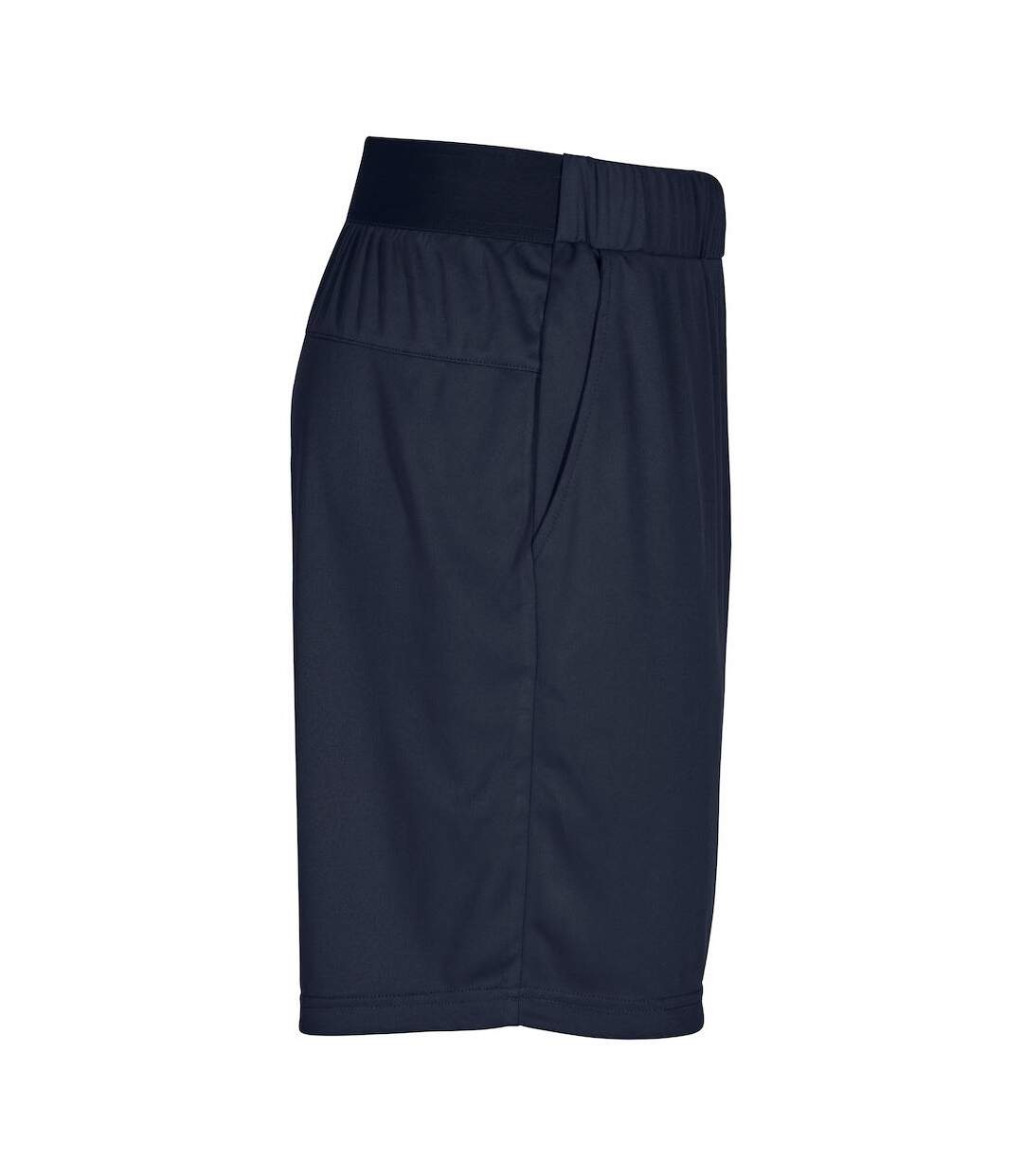 Unisex Adult Plain Active Shorts Dark Navy Clique-4